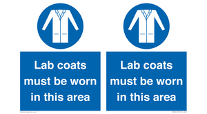 Lab coats must be worn in this area